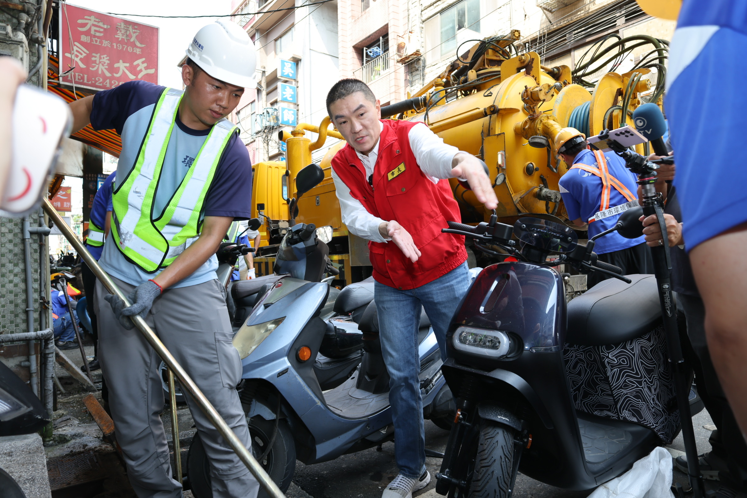 巴威颱風步步近逼　基市府嚴陣以待　加強側溝清淤全力防汛