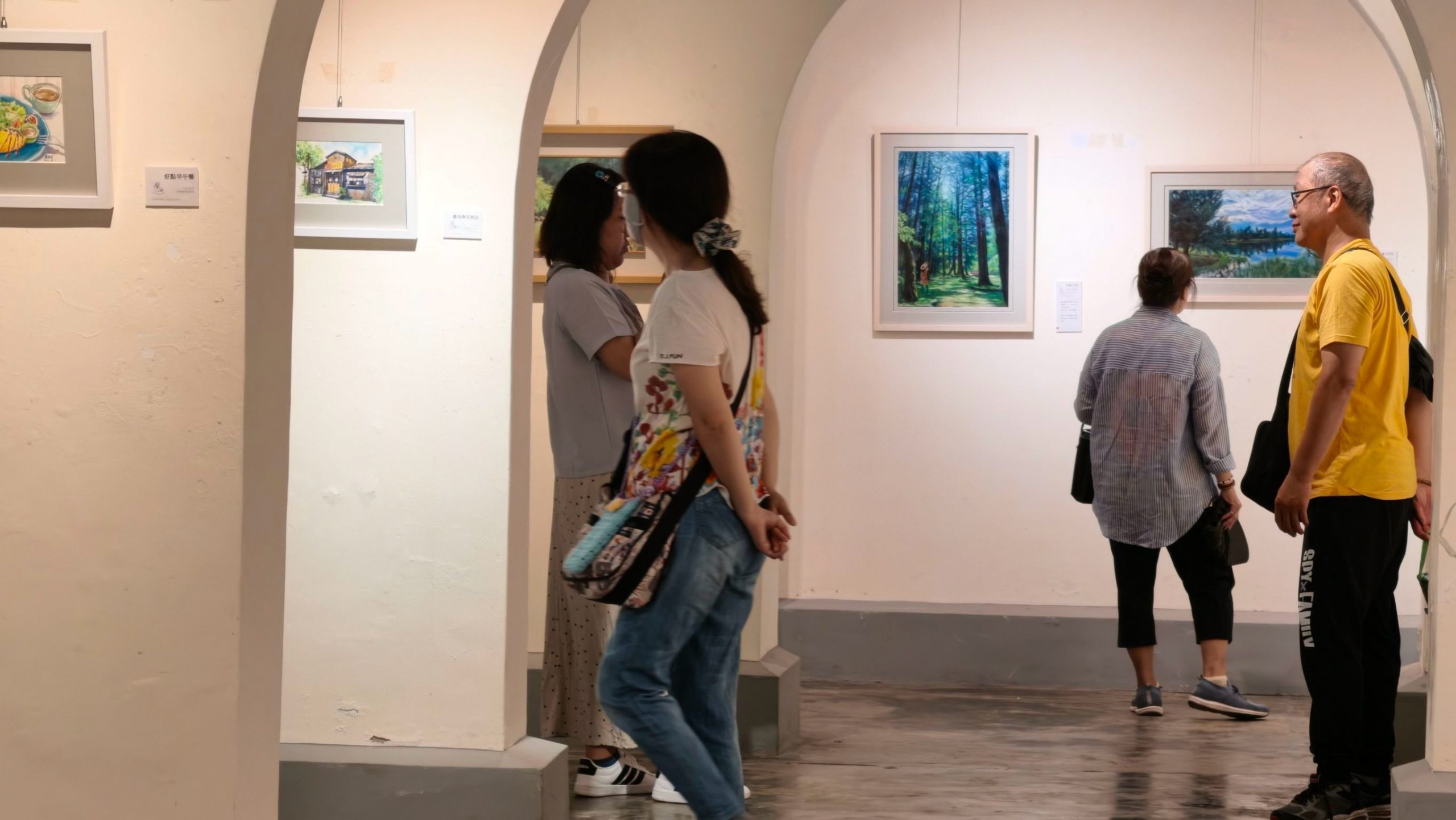 郭燕秋個展《記錄生活中的美好》台南吳園公會堂展出