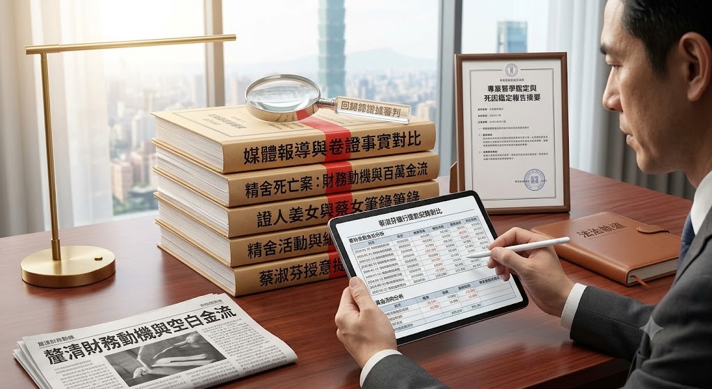 精舍案報導與卷證現落差盼回歸證據審判 釐清起訴範圍與客觀事實 避免媒體定性流於結論先行