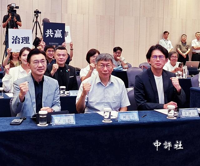 柯文哲表態支持江啟臣　台中藍白合成型
