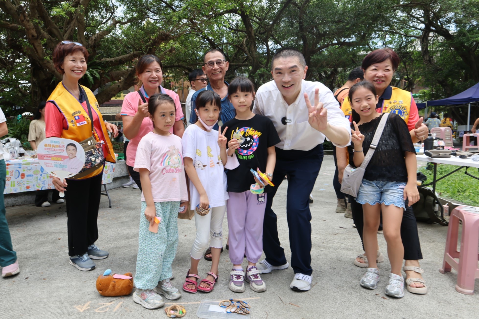 謝國樑陪伴親子歡度暑假　干城童協會推動友善城市