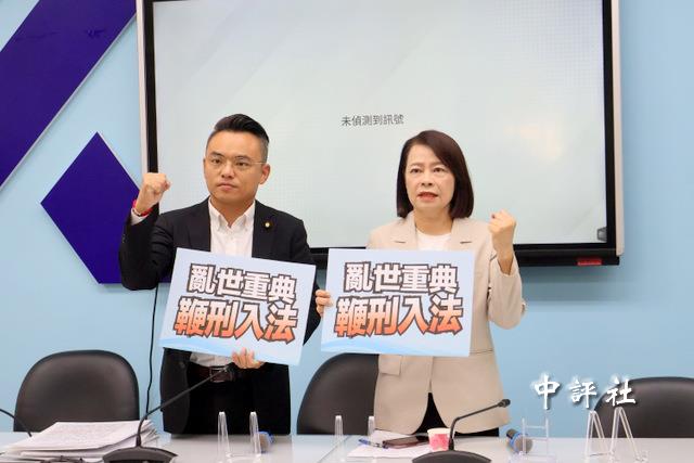 藍營推鞭刑入法　性侵等4重罪最多打12下