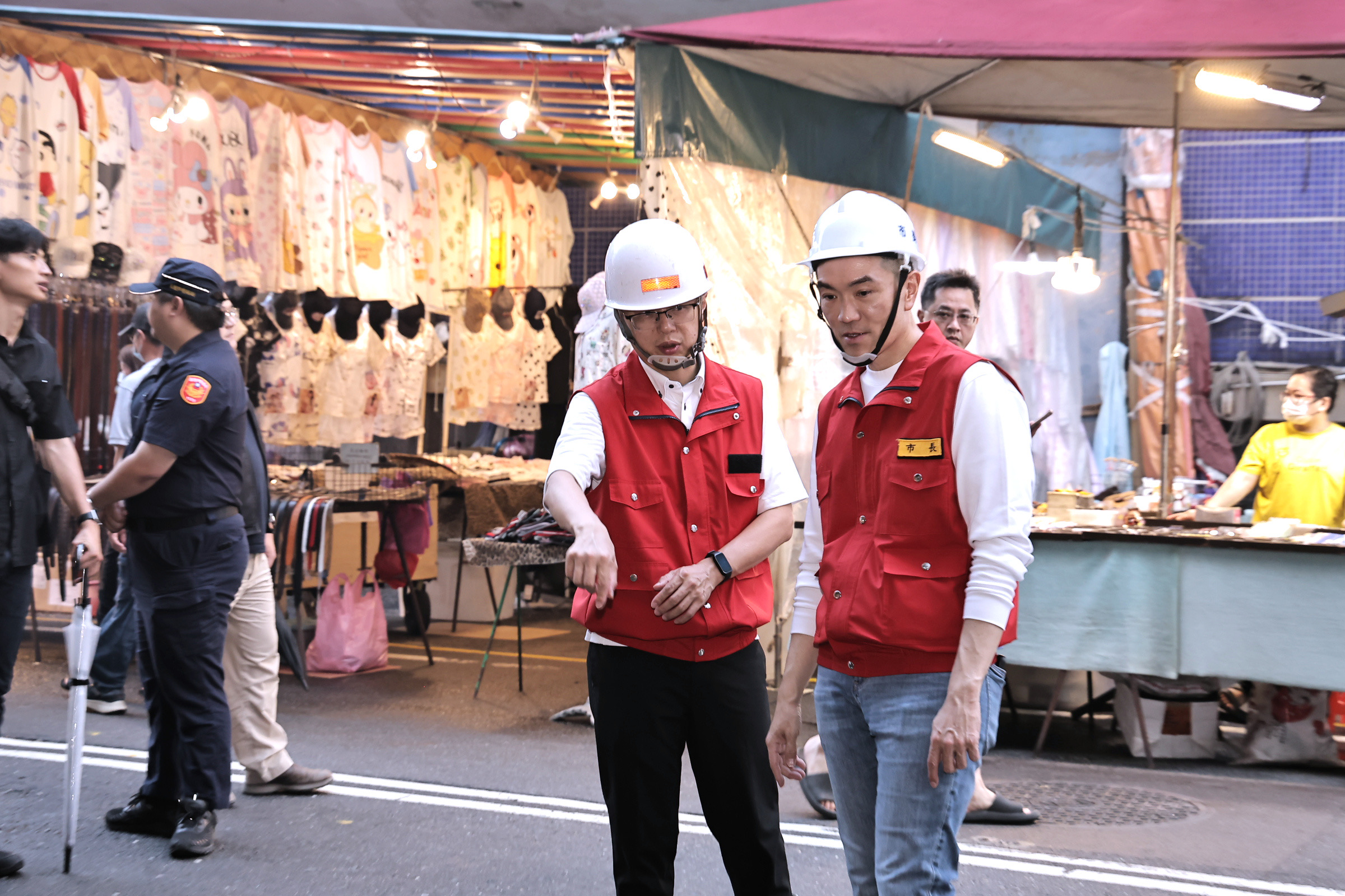 謝國樑勘愛四路防汛　啟動大型抽水機、推動防災型都更從根本改善淹水
