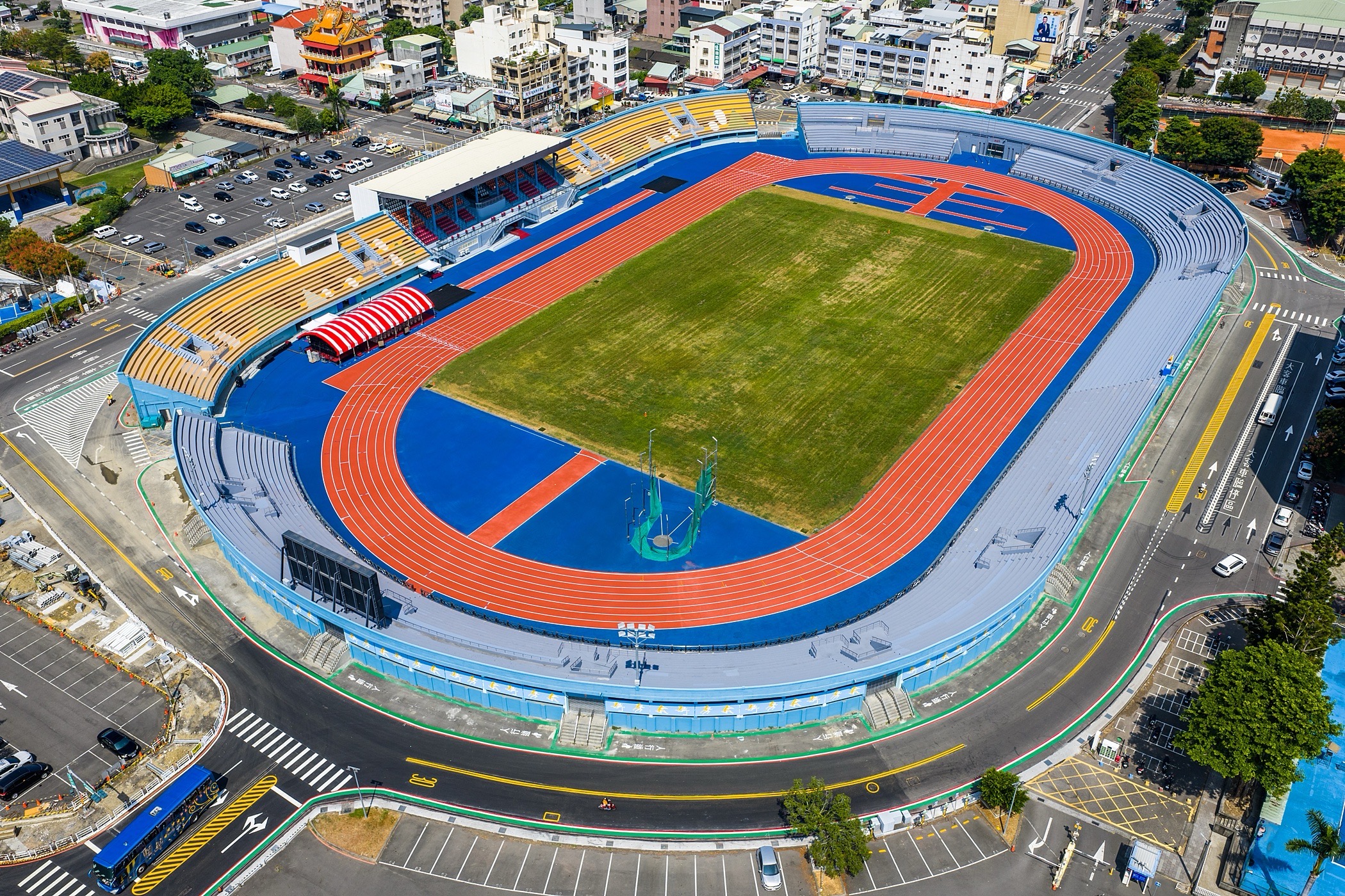 嘉義市立田徑場全新亮相　1.61億元打造國家級賽事場地