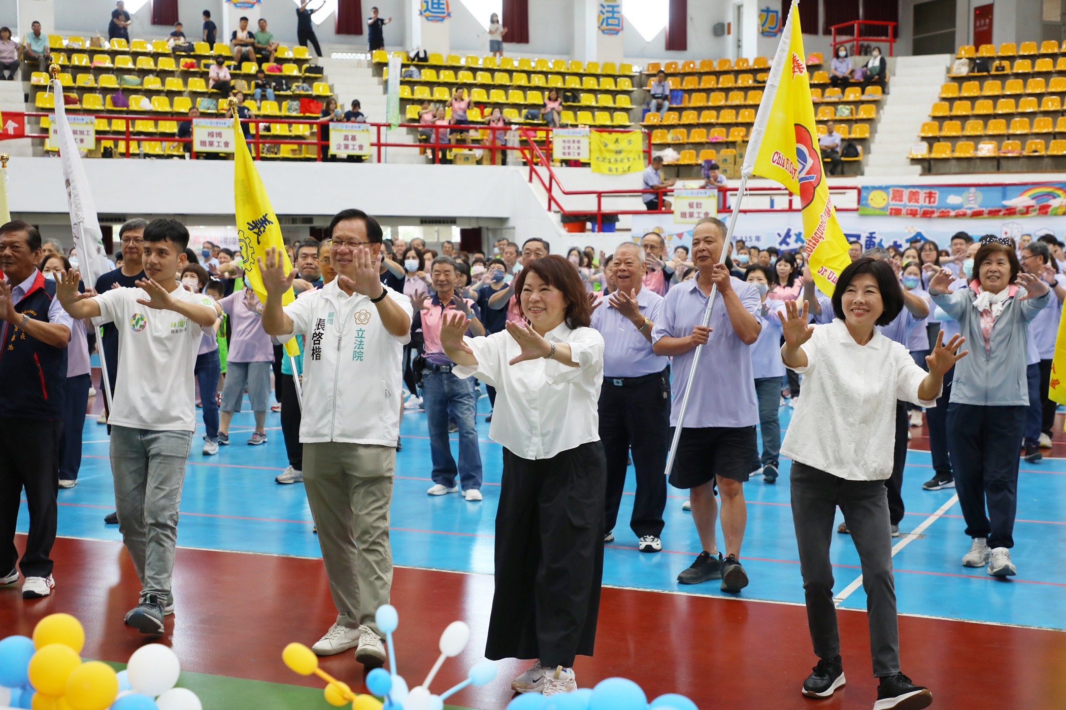 嘉市勞工運動會500人參與　黃敏惠感謝勞工拼出3071億