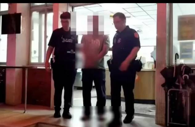 警方逮捕兇嫌。翻攝畫面