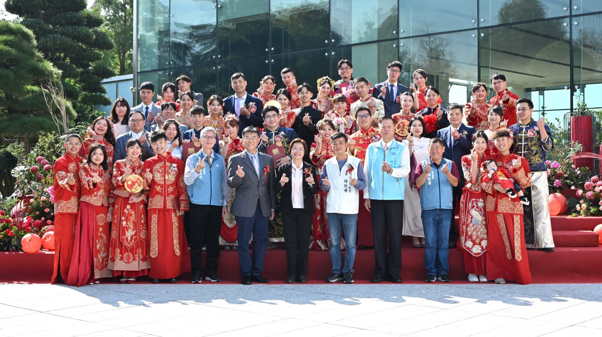 緣來成雙  喜聚彰化  彰縣42對新人聯合婚禮