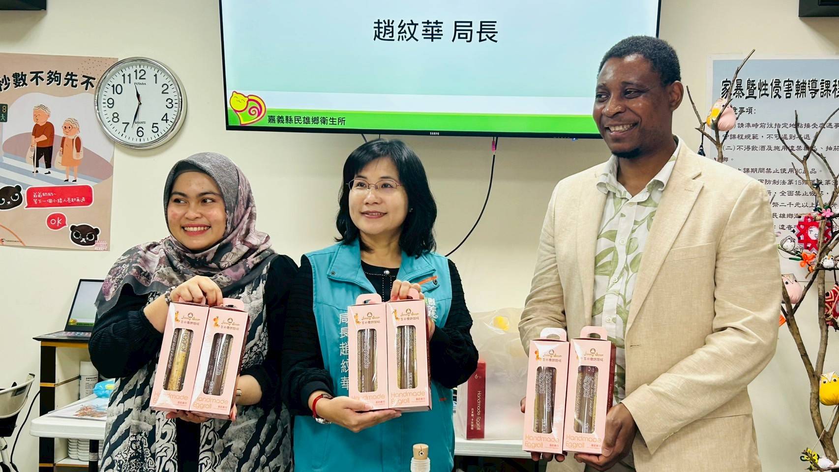 嘉縣公共衛生國際交流　長庚科大偕印尼、美國學者參訪民雄衛生所