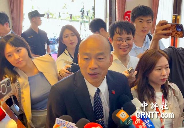 被問老柯卸總召？韓國瑜只拱手說謝