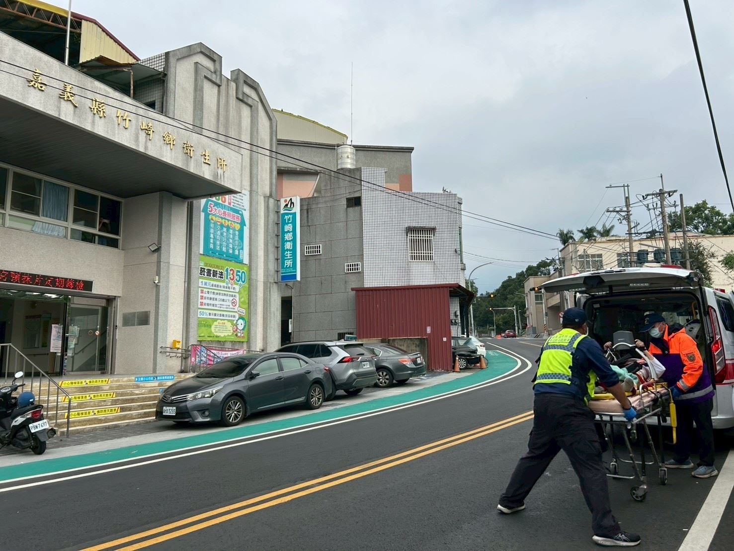 竹崎鄉衛生所即刻救援 成功搶救95歲婦人 竹崎鄉衛生所即刻救援 成功搶救95歲婦人