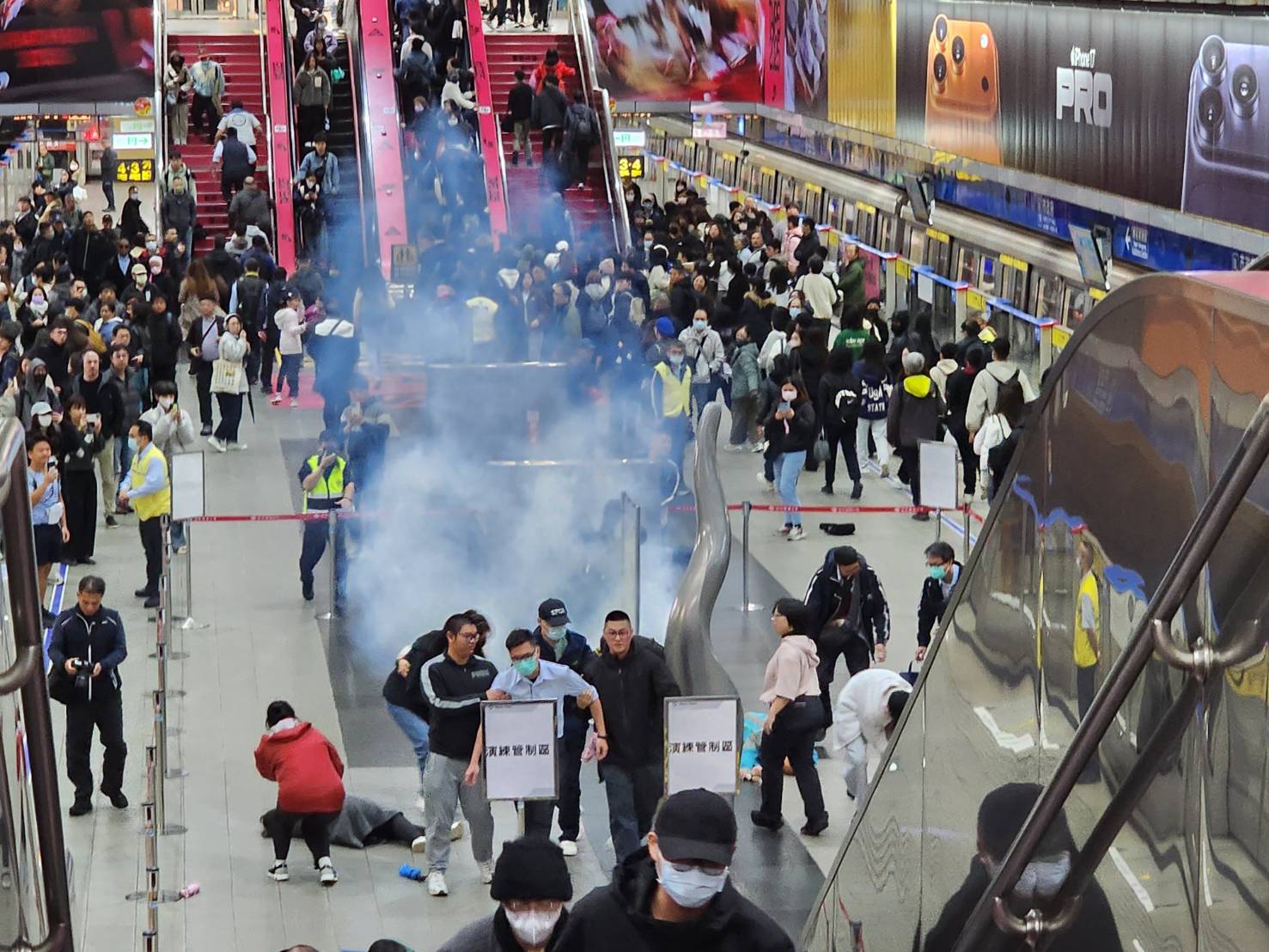 捷運市政府站、轉運站遭模擬恐攻　北市跨單位演練追蹤追捕機制