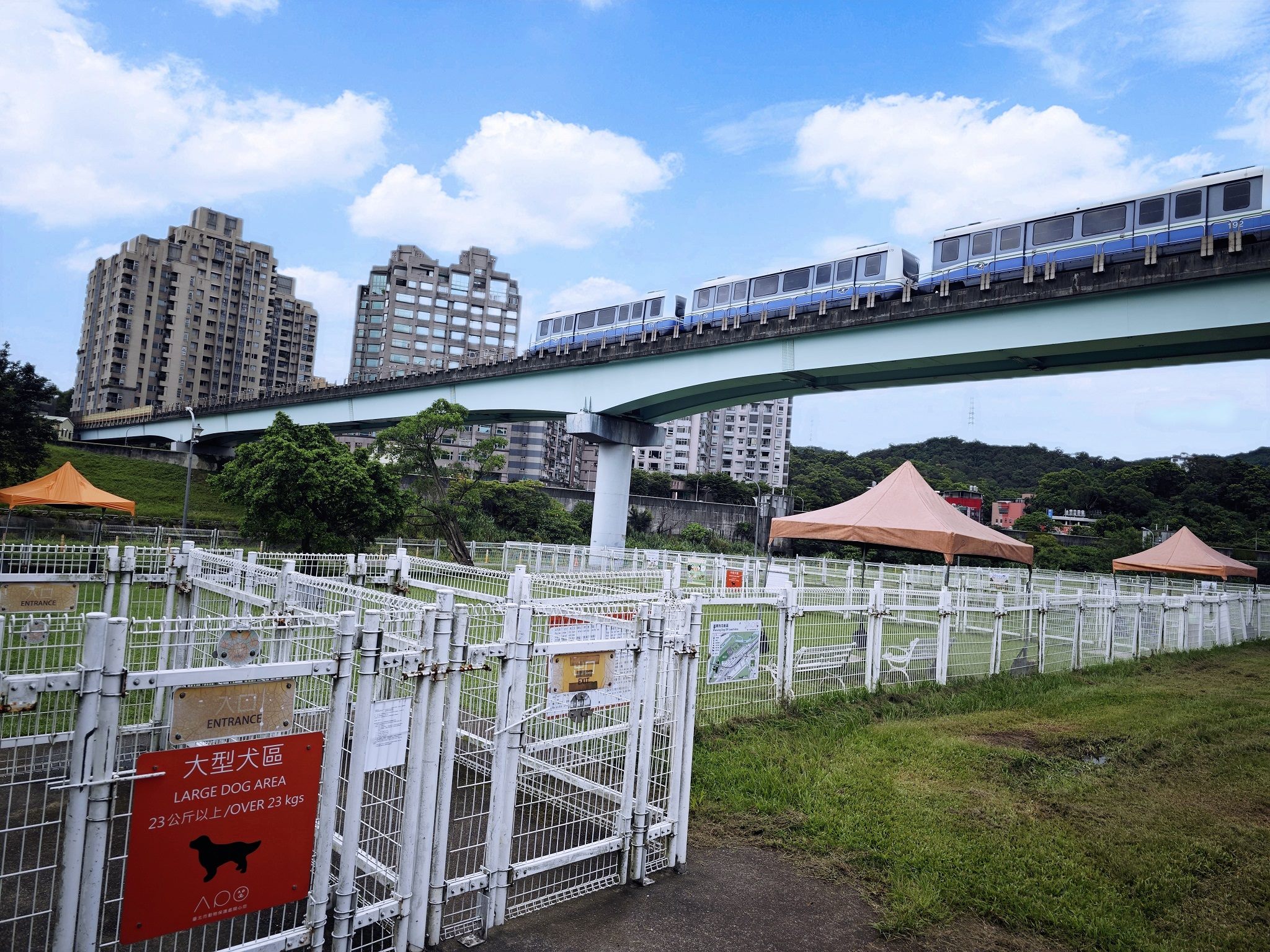 北市萬興狗活動區設中型犬專區　全國首創今起開放使用