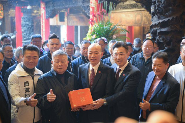 韓國瑜鎮瀾宮祝鄉親“馬上幸福”走向2026