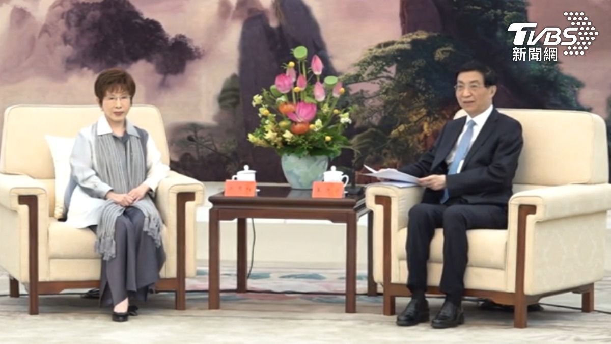 洪秀柱出席大陸93閱兵典禮　今會晤大陸政協主席王滬寧
