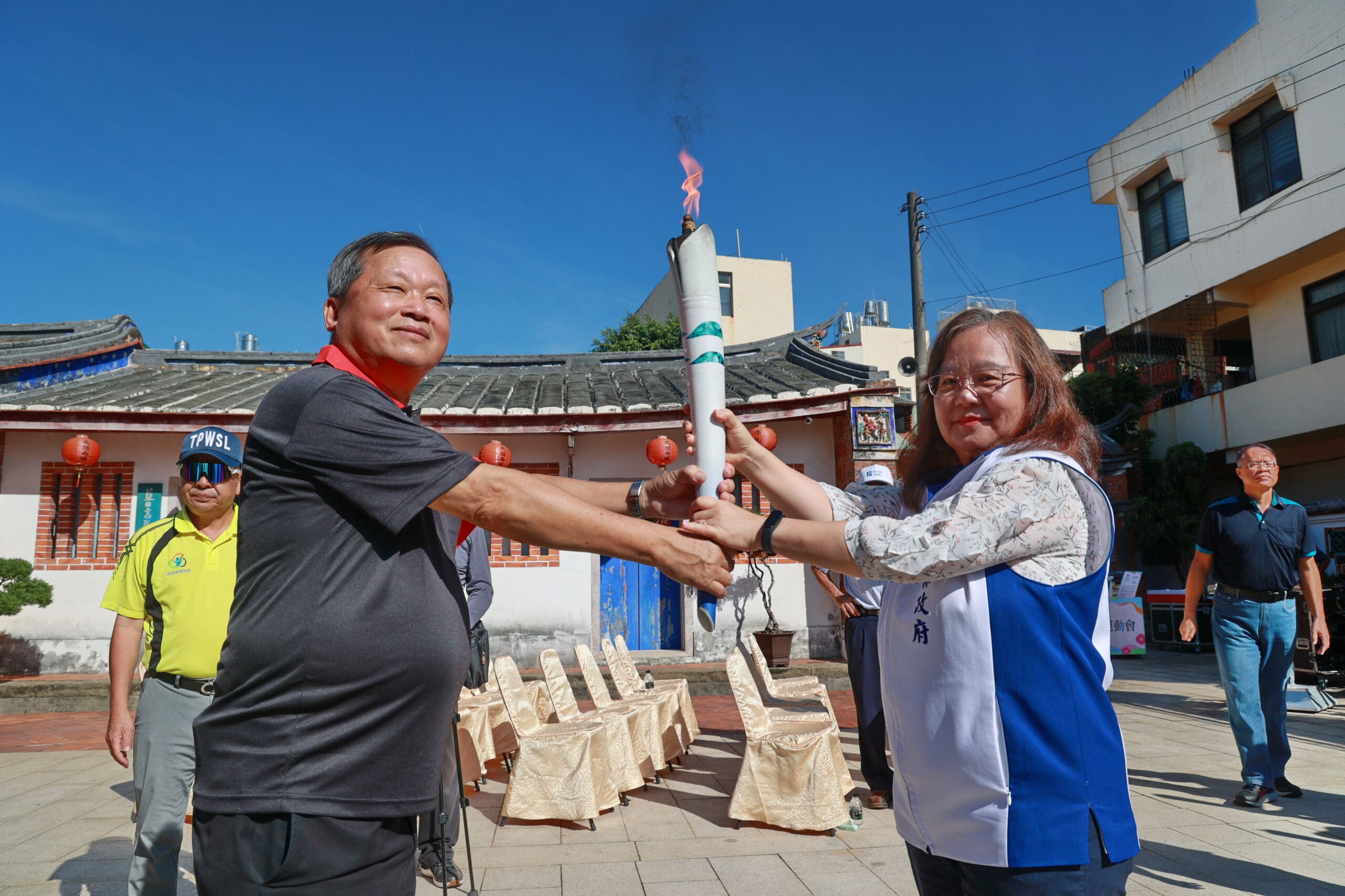 南投全縣運動會點燃聖火　11月8日縣立體育場揭幕