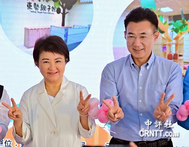 盧秀燕不表態支持誰　偕江啟臣拜廟語帶玄機