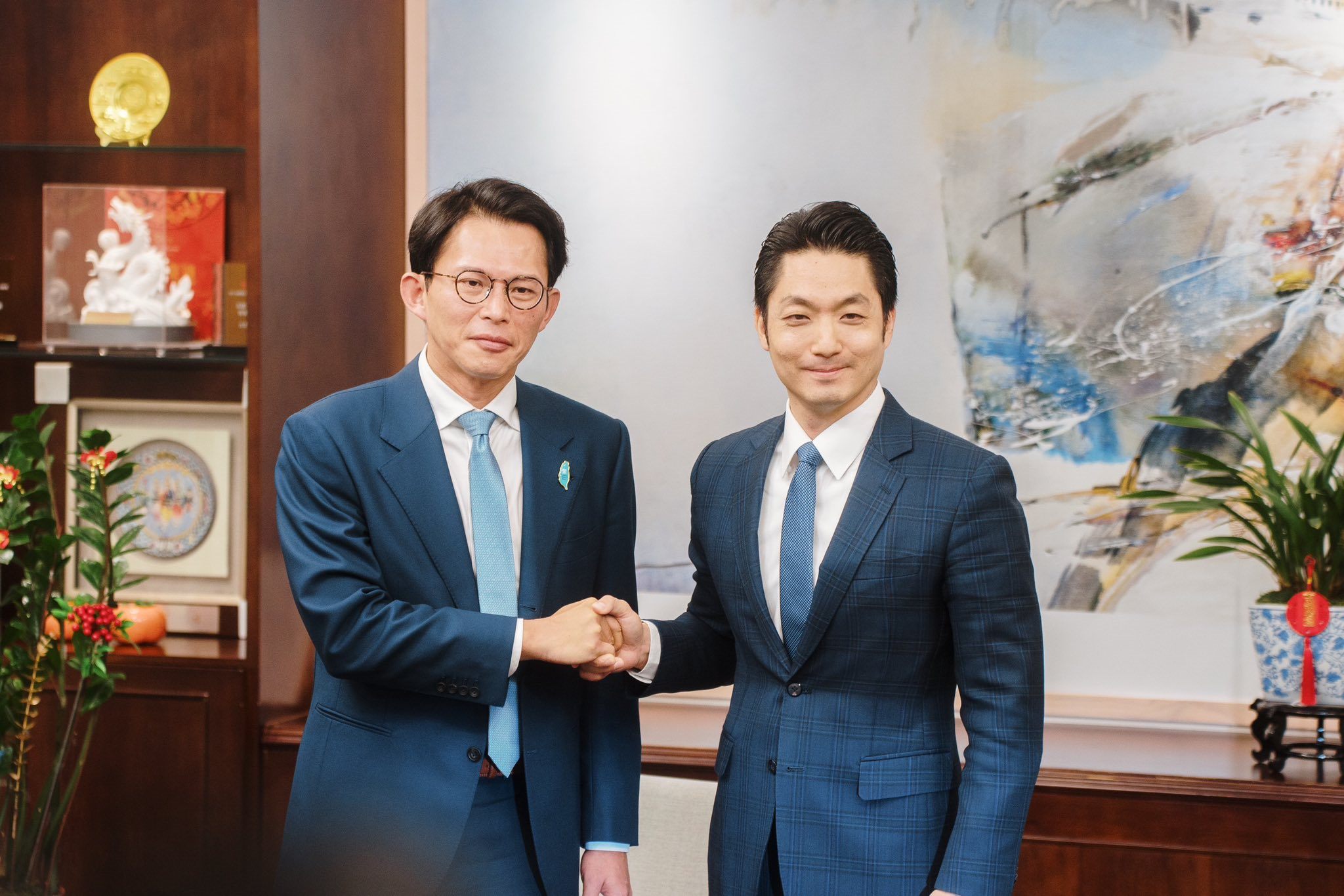 蔣萬安會見黃國昌　明確表態支持核三延役