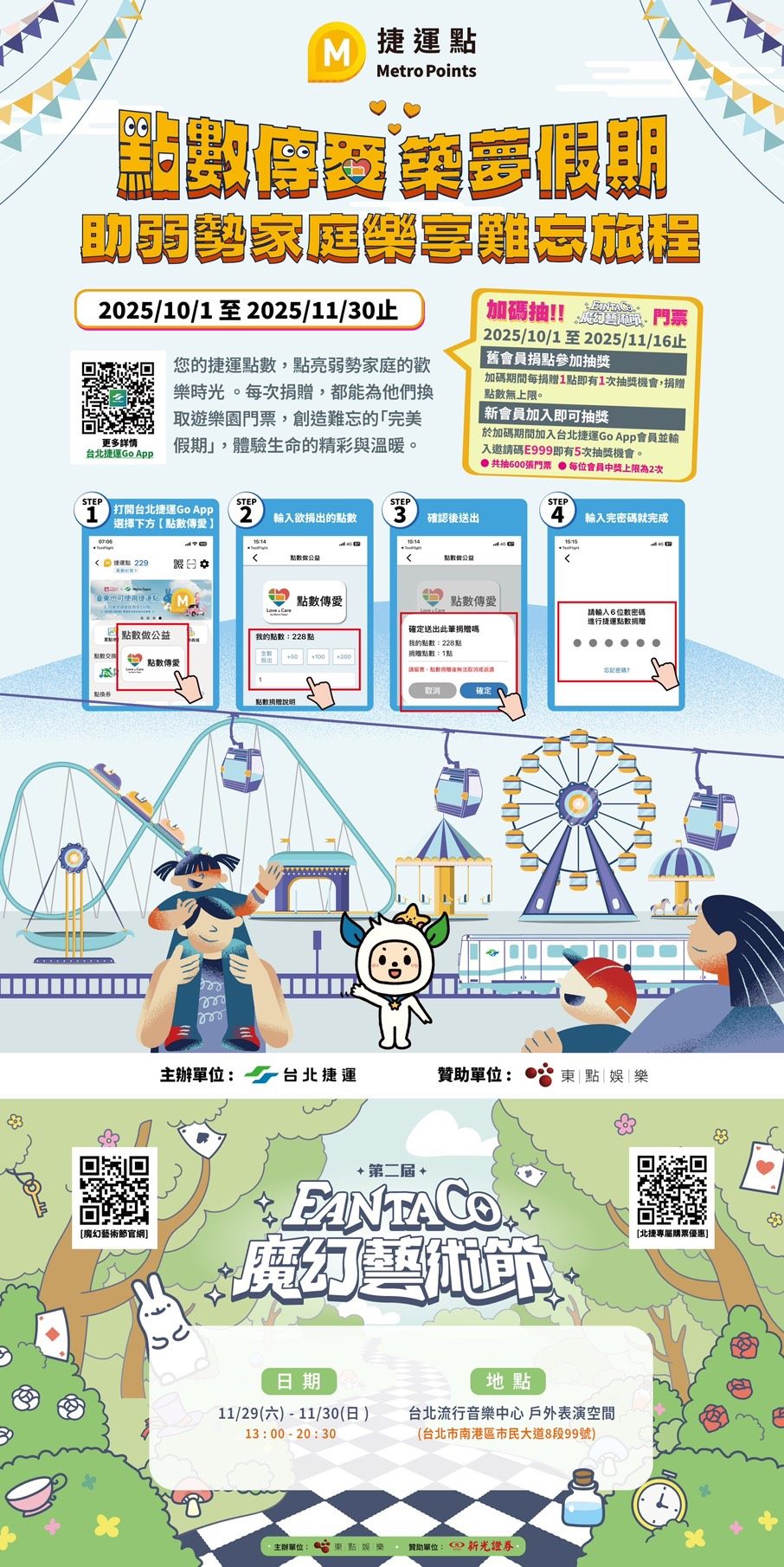 「捷運點」傳遞愛!北捷邀民眾用點數築夢弱勢孩童假期 「捷運點」傳遞愛!北捷邀民眾用點數築夢弱勢孩童假期