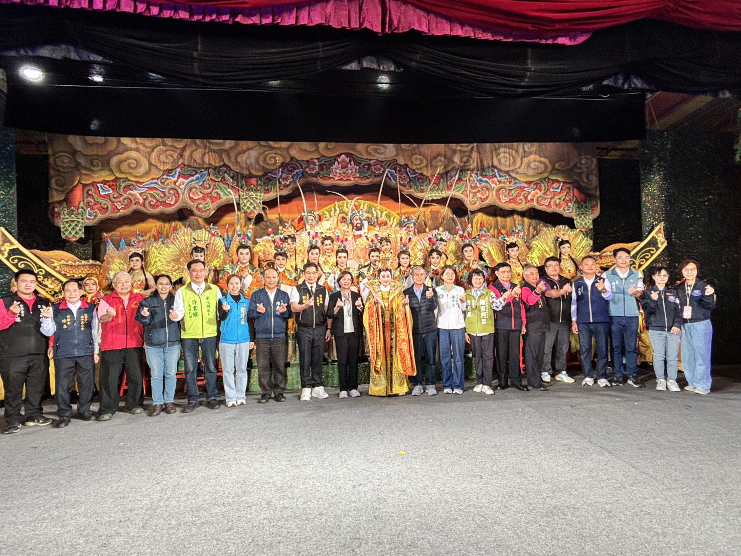 「2025彰化縣媽祖祈福文化節」祈福大戲 明華園戲劇總團社頭鄉果菜市場演出《紅塵菩提》