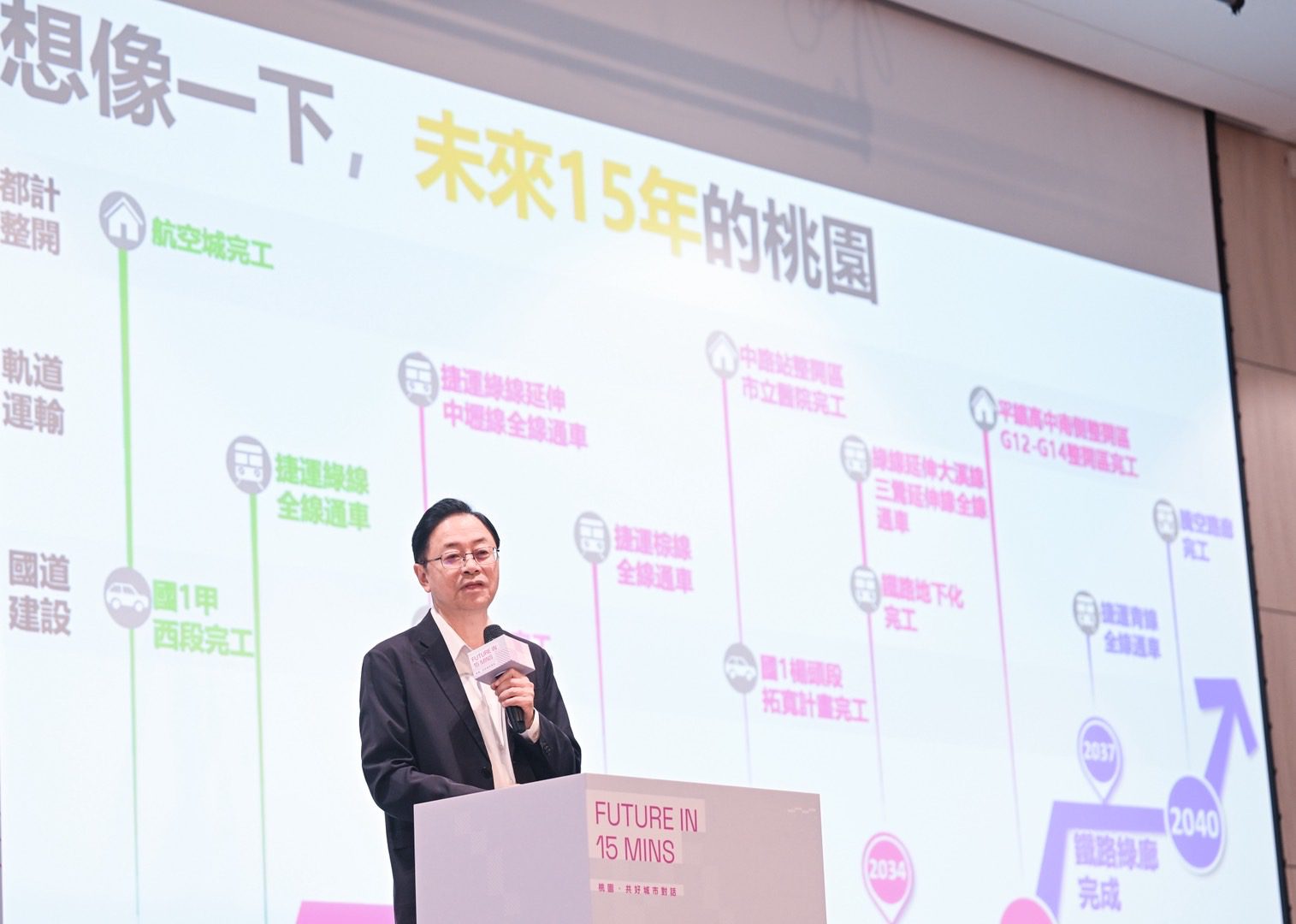 桃園啟動「Future in 15 mins」願景　張市長：打造市民友善、宜居城市