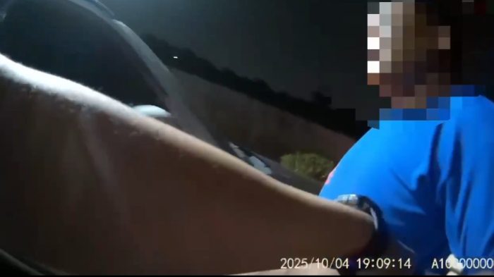 警方逮捕兇嫌吳男法辦。民眾提供