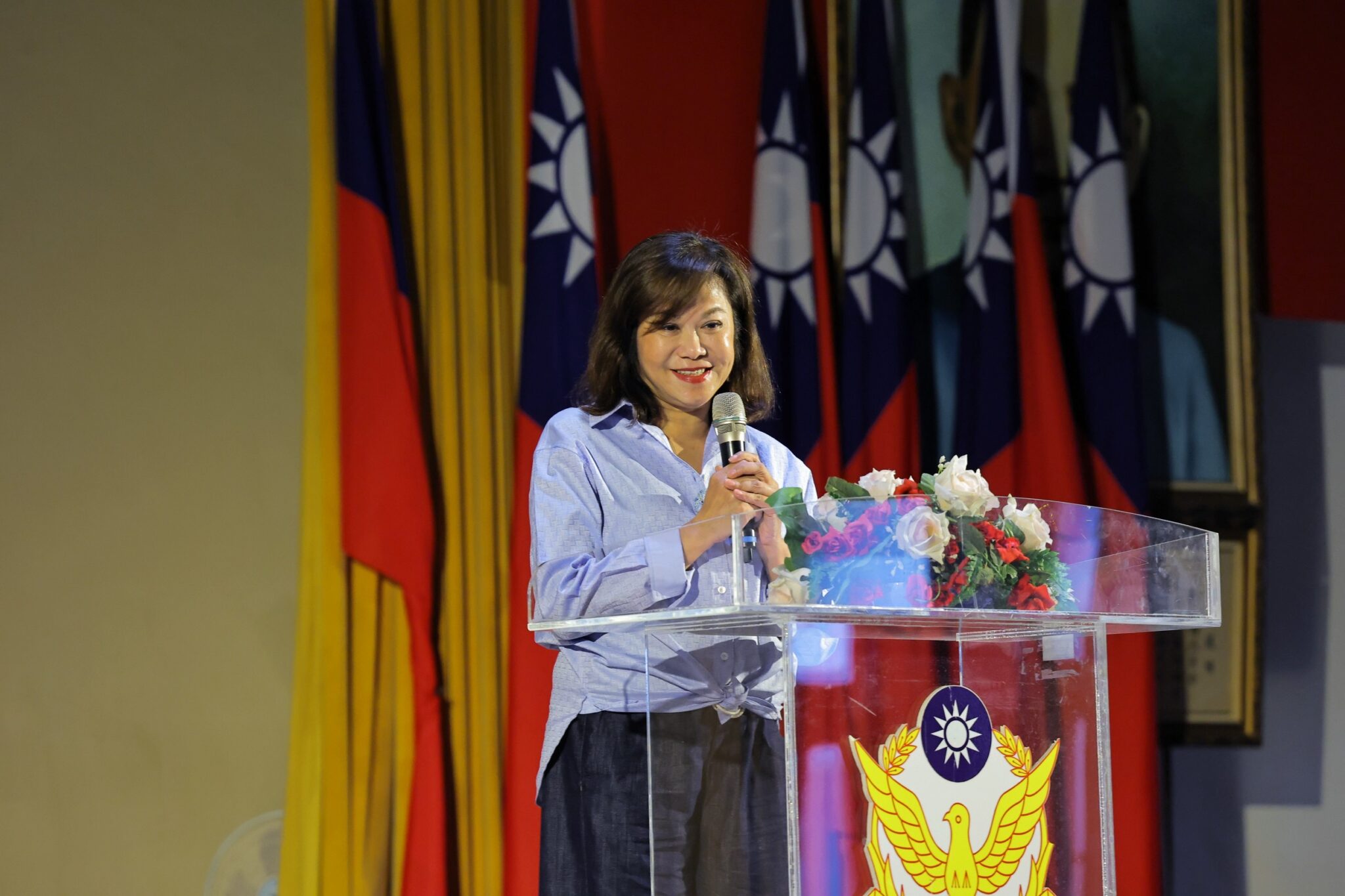 邱佩琳主持替代役備役役男演訓召集 盼強化民防量能 邱佩琳主持替代役備役役男演訓召集 盼強化民防量能