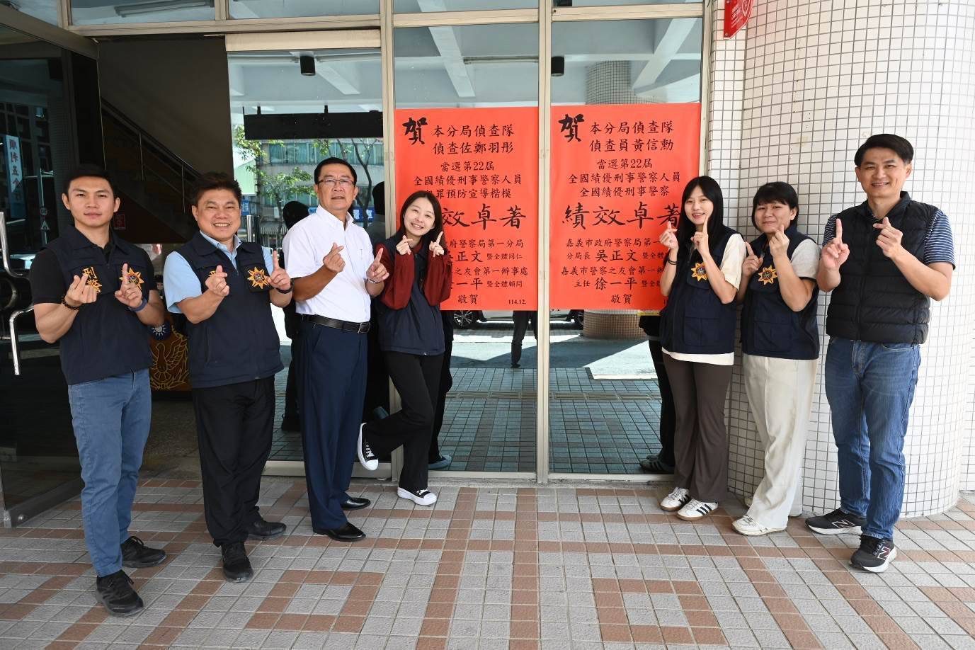 雙12好事成雙！嘉一分局刑警榮獲全國績優肯定