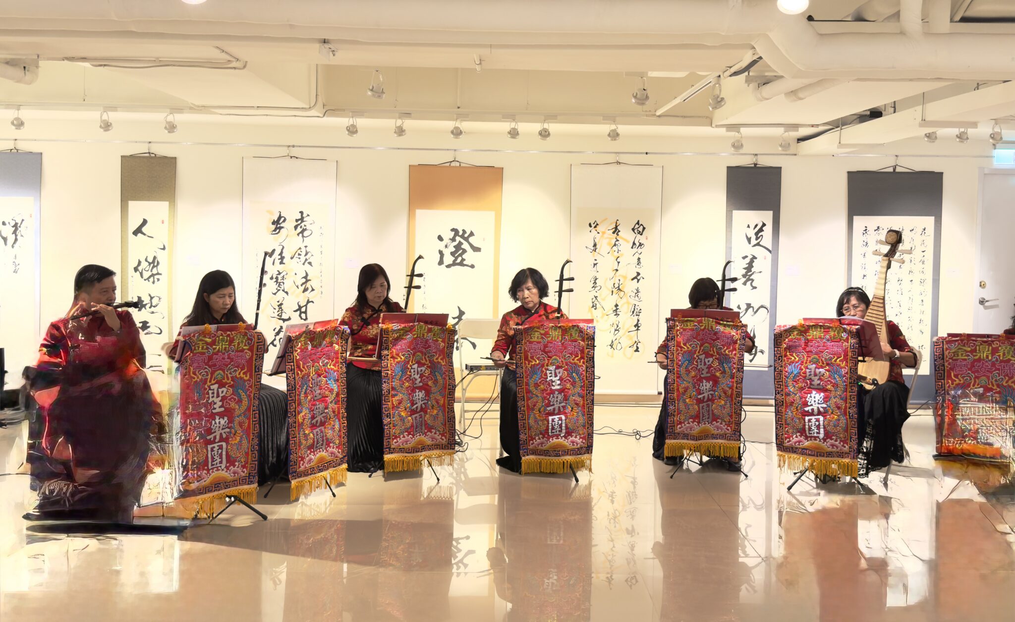 高雄文化中心至真堂三館  　「希望中的成展」　張吉雄書法團隊師生聯展