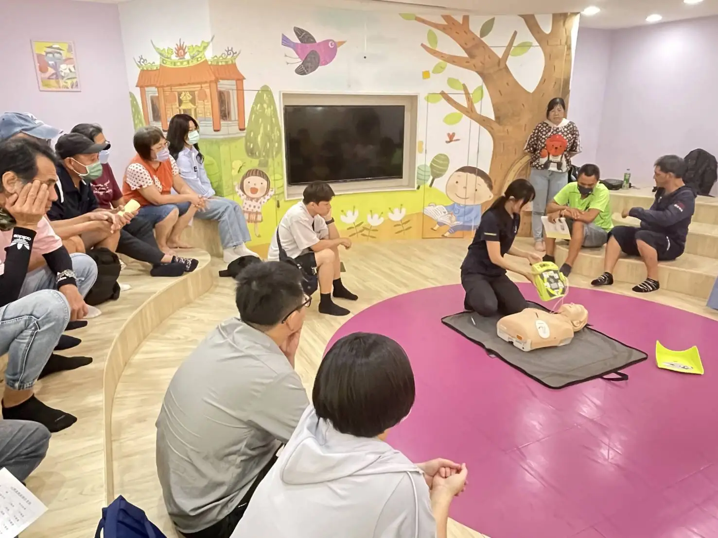 基隆護童安全　逾120位幼兒園駕駛、隨車員齊練CPR