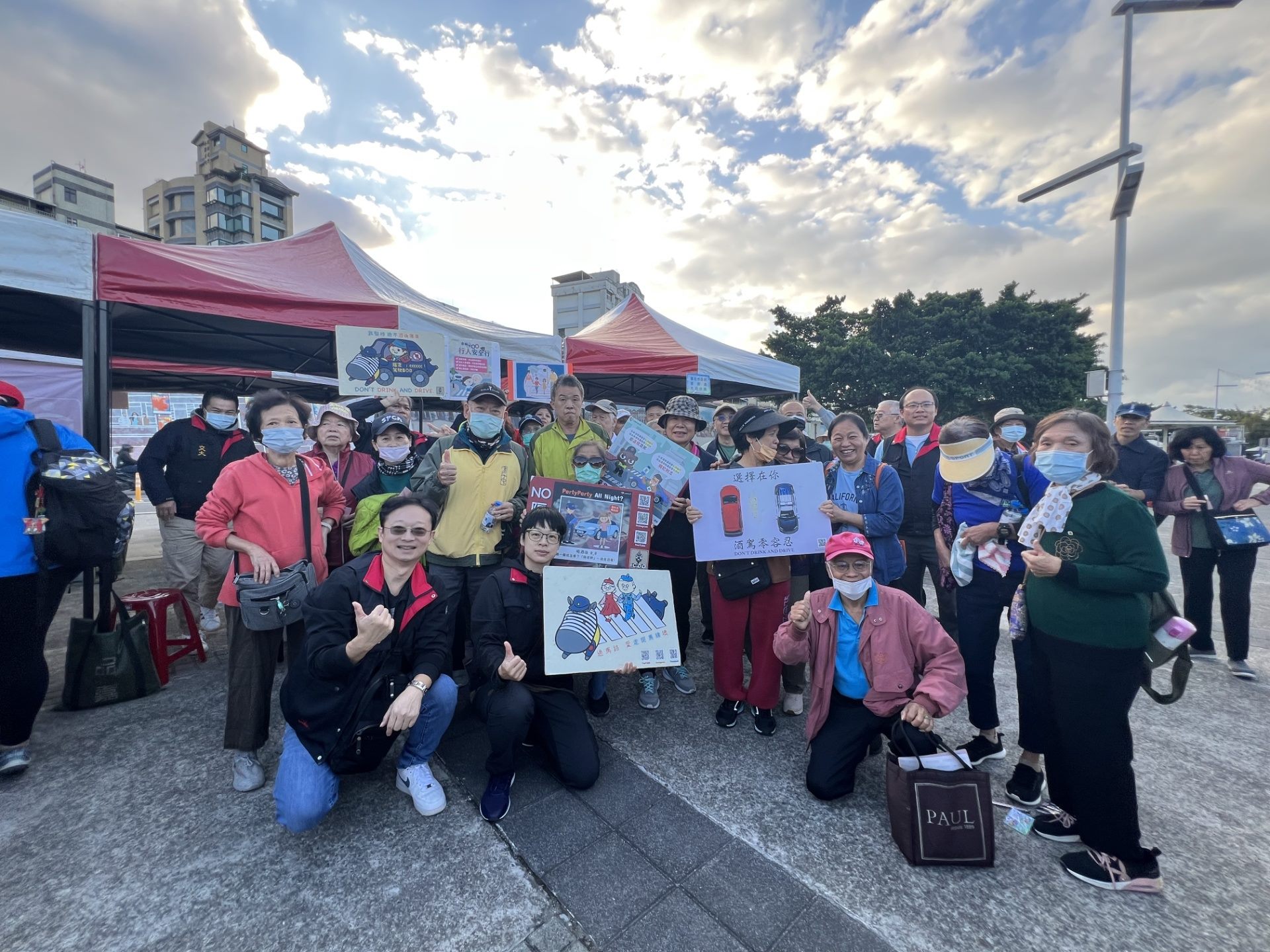 健行活動結合交安宣導　北市警交大守護您的每一步