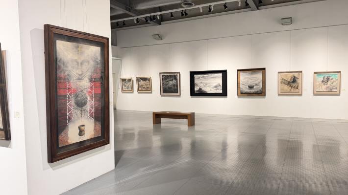 竹縣跨世代書畫聯展今開展 謝石鴻、謝亞傑父子以筆墨綻放泰雅之光 竹縣跨世代書畫聯展今開展 謝石鴻、謝亞傑父子以筆墨綻放泰雅之光