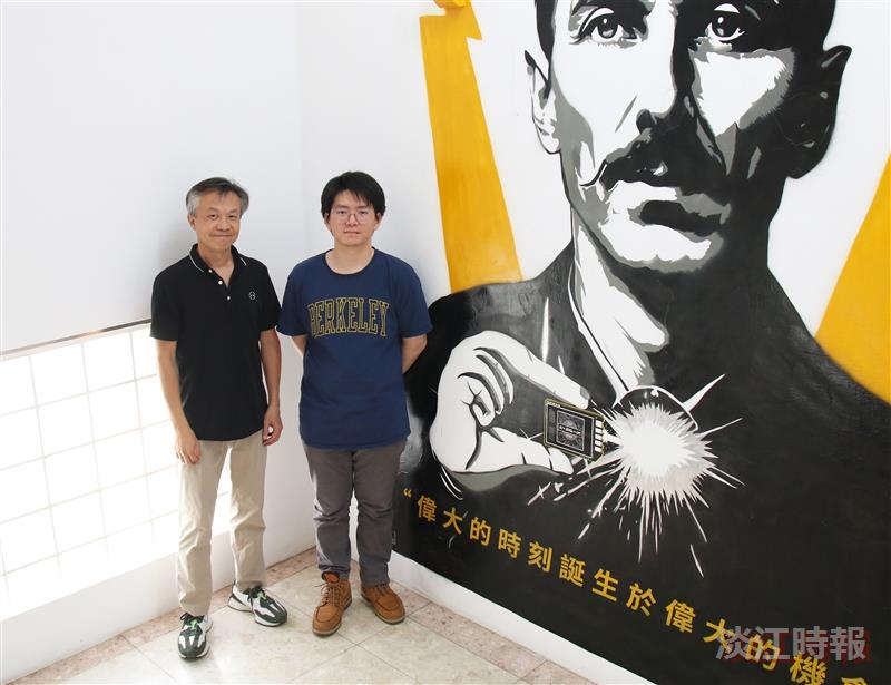 淡江【系所領航】薛宏中許誌恩與成大臺大國輻中心合作 首創二維鐵電材料 登頂國際期刊