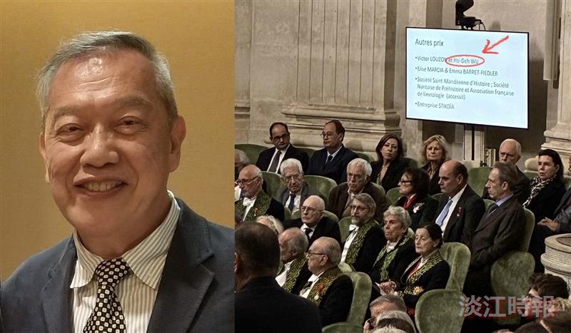 吳錫德榮獲第29屆「臺法文化獎」 表彰推動文化藝術交流特殊貢獻