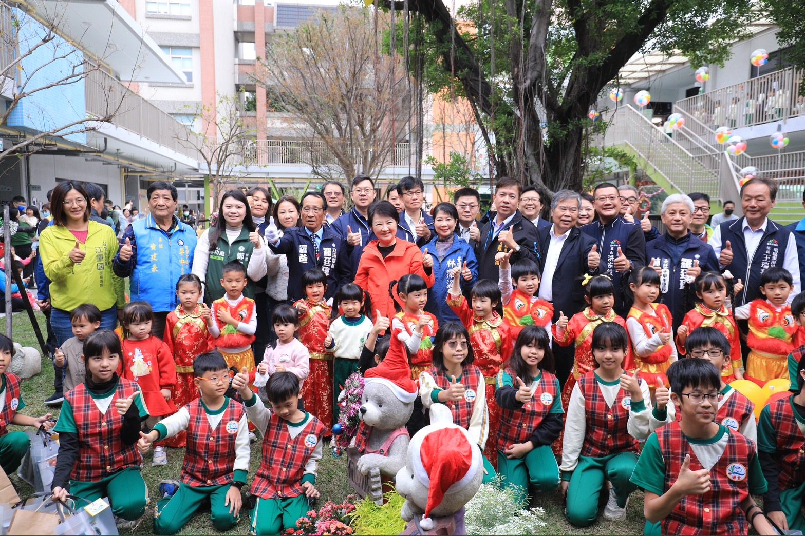 中市樂業國小新建幼兒園園舍今啟用 　盧市長：栽培孩子讓國家、城市更進步