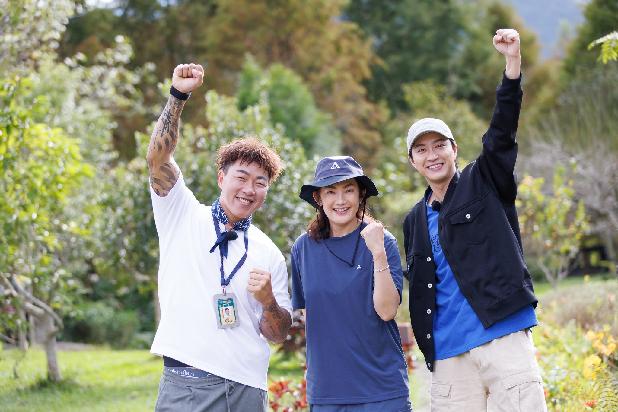 全明星運動會 藍紅黃三隊領隊再度同框