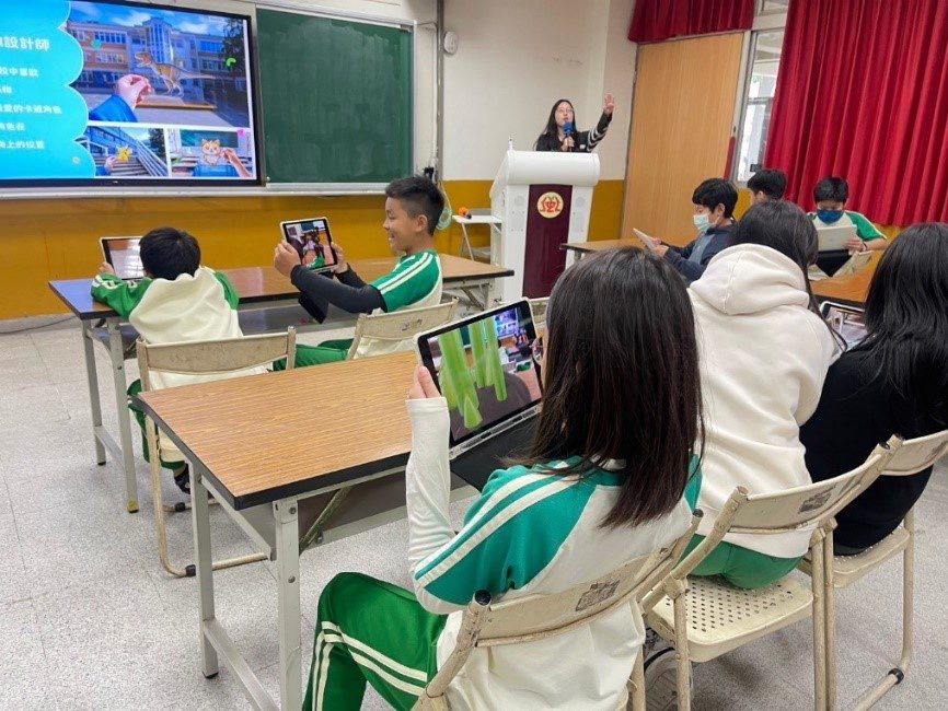 認識AR藝術！　中市公共藝術AR體驗前進校園